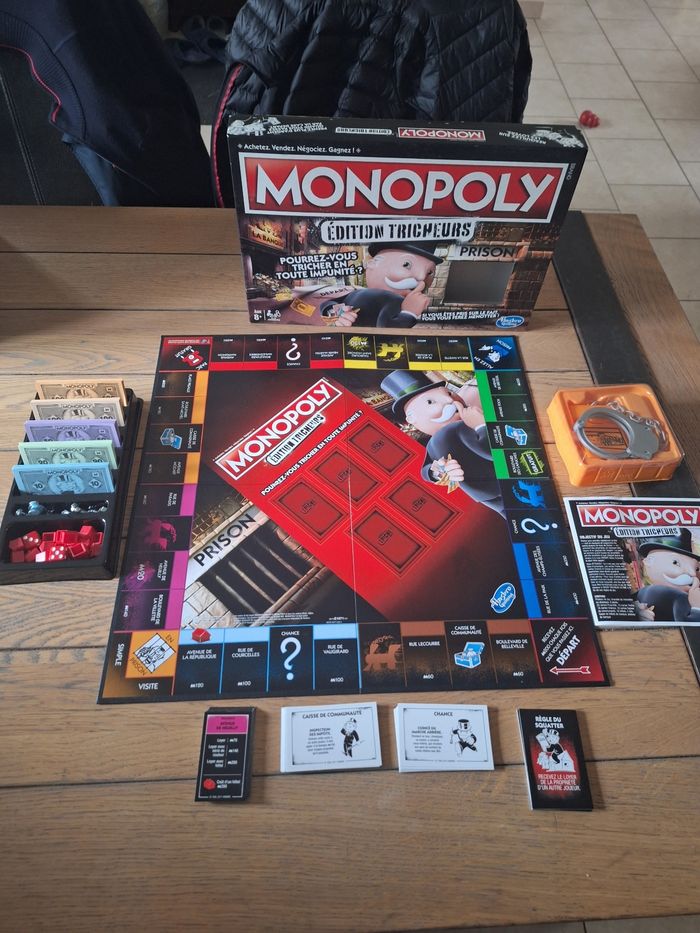 monopoly édition tricheurs jeu de société neuf hasbro - photo numéro 2