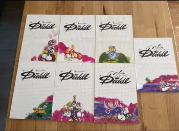 Lot de 7 feuilles blanches rares A5 Diddl neuves