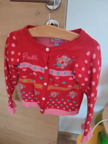 Gilet rosalita senoritas 4 ans