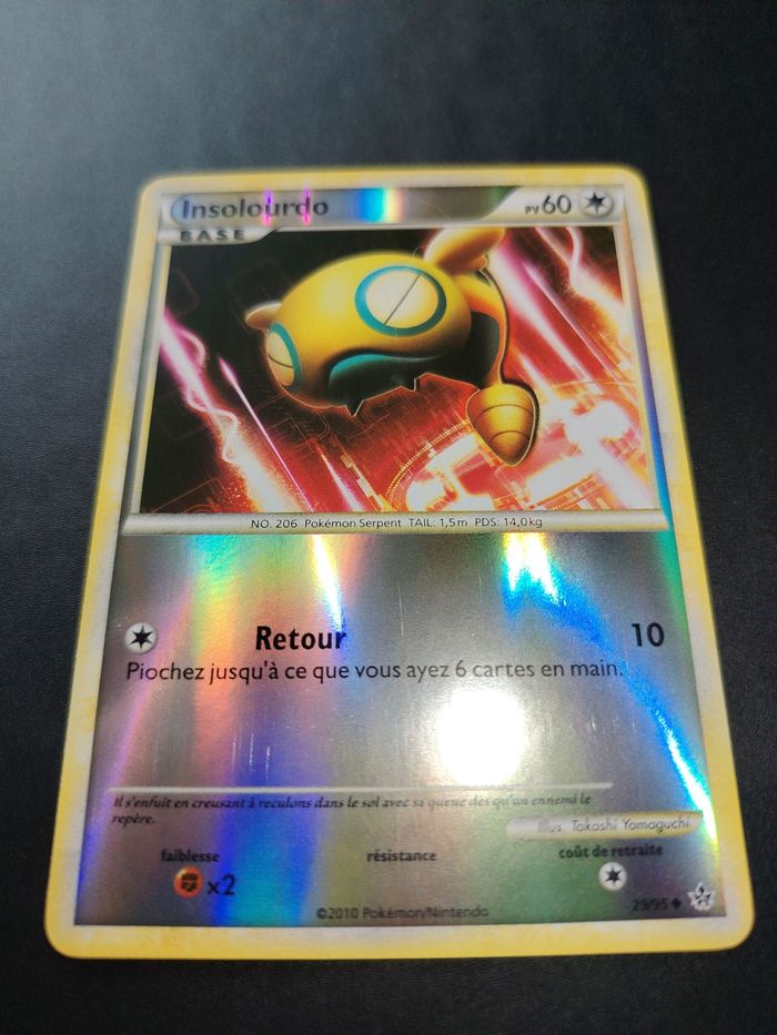 Carte pokémon Insolourdo 29/95 - reverse - photo numéro 4