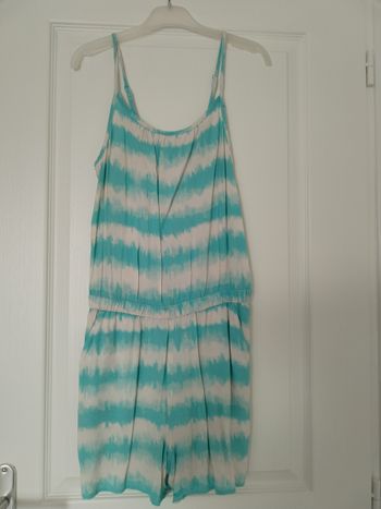 Combishort bleue et blanche 14 ans XS H&M