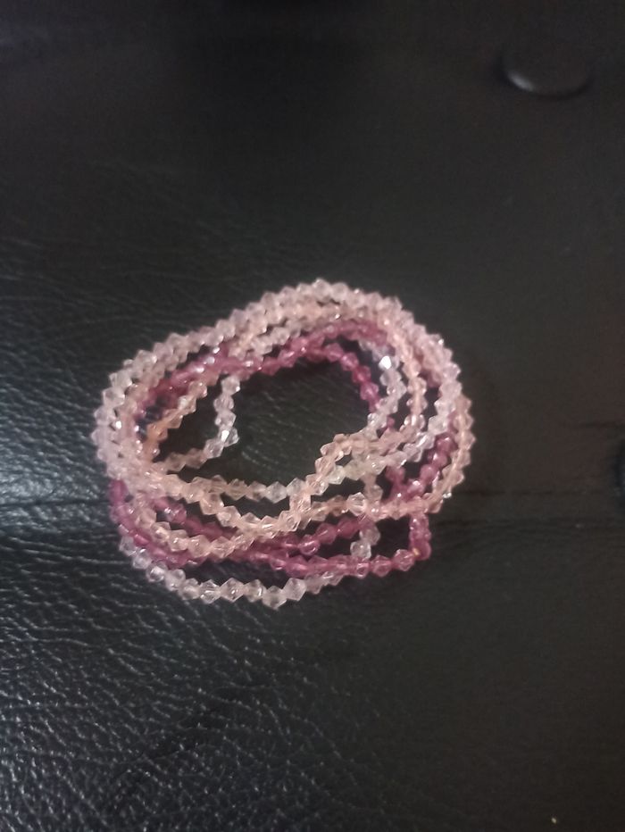 Lot de 6 bracelets fantaisie taille élastique - photo numéro 2