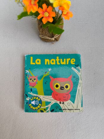 Livre sonore La nature Gallimard