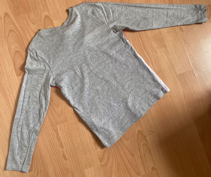 Beau T-shirt ML gris et blanc NASA T. 8 ans/128 cm garçon neuf avec étiquette - photo numéro 2