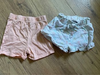 Lot de deux short fille 18 mois
