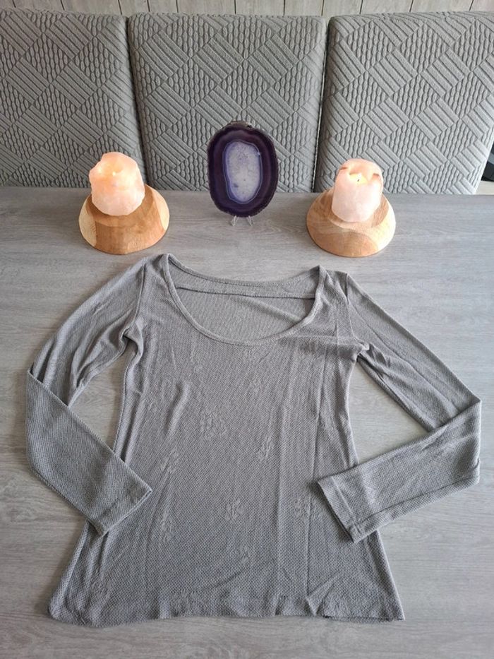 Top T-shirt gris 38 - photo numéro 3
