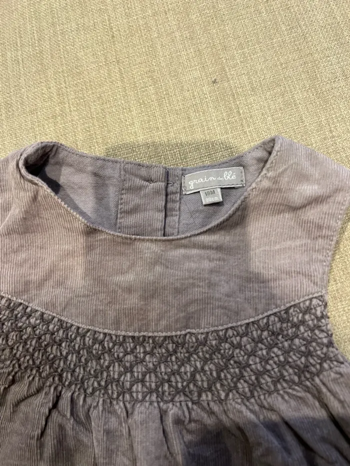 Robe velour 18 mois - photo numéro 2