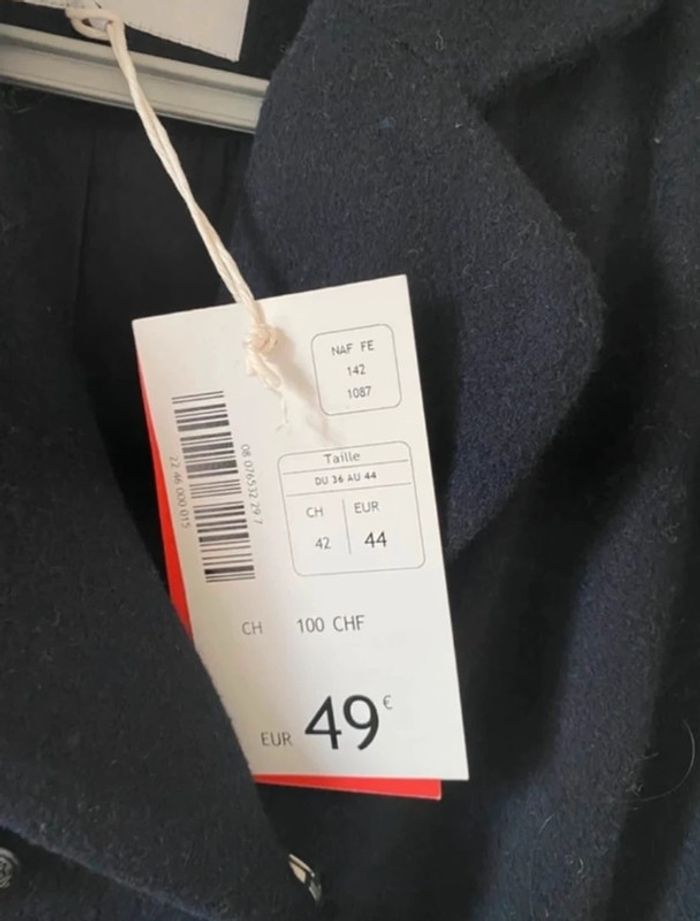 Veste neuve Naf Naf petite 44 - photo numéro 3