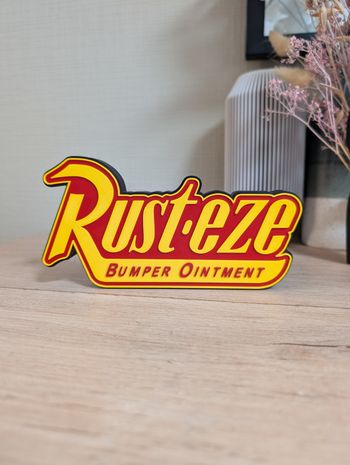 Rust-eze Cars logo décoratif univers Disney 19x10cm