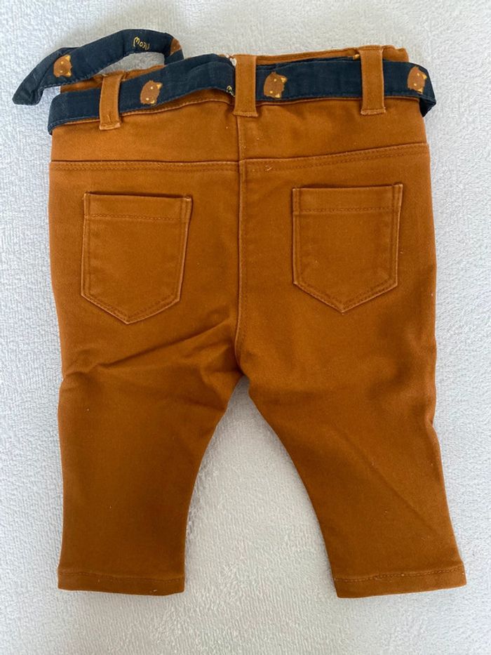 Pantalon camel/moutarde.très bon etat - photo numéro 2