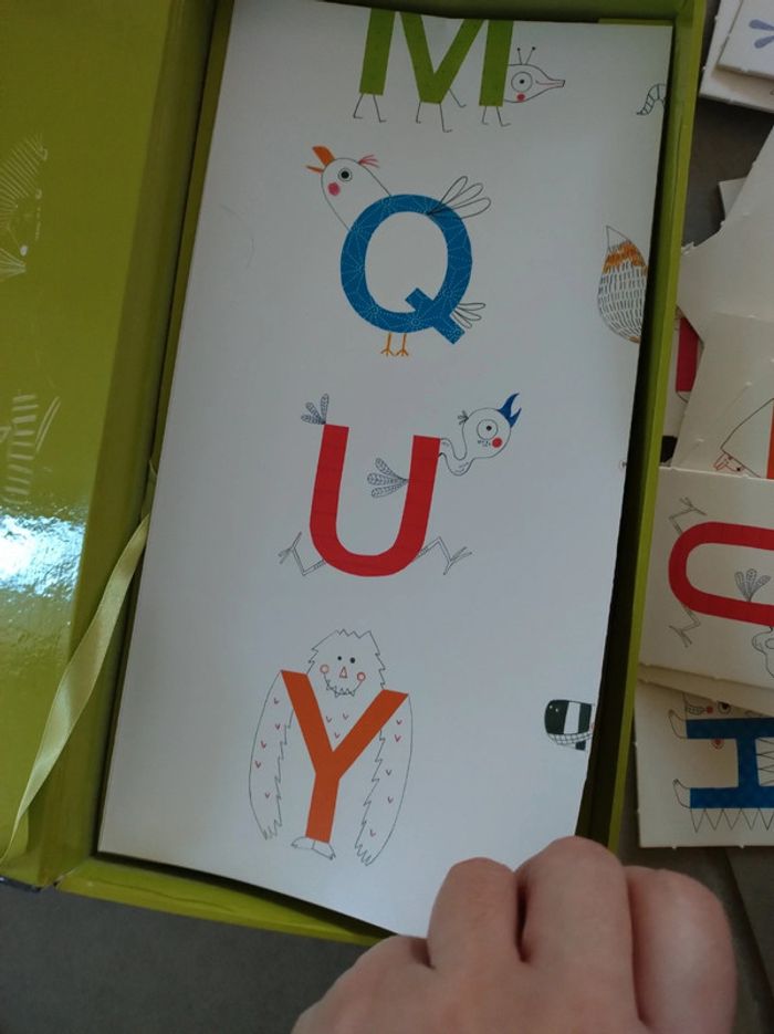 Coffret mon alphabet zinzin des animaux du zoo - photo numéro 8