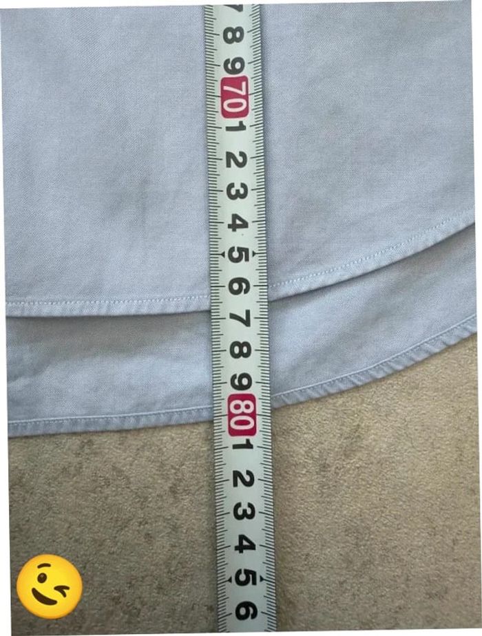 Chemise Ralph Lauren manche longue Taille L bleu Homme Men CHE16 - photo numéro 5