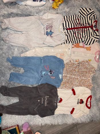 Lot pijama 3 mois 