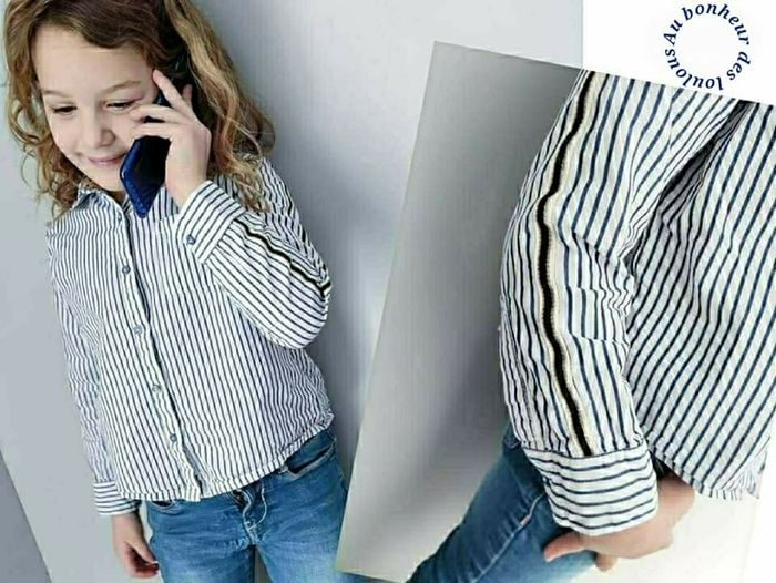 8 ans chemise tape a l oeil ( chemise en vente uniquement)