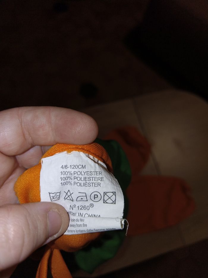 Costume de citrouille 4 ans - photo numéro 2