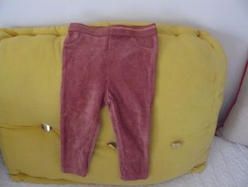 Legging DPAM taille 18 mois velours