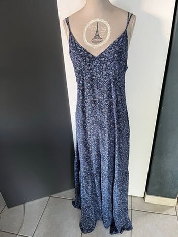  IKKS- Robe longue à bretelles fines taille 38 en Parfait État