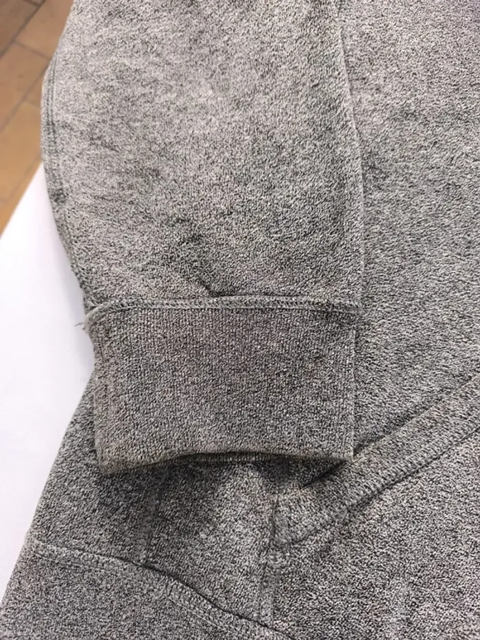 Sweat zippé homme taille XL Ralph Lauren gris logo noir - photo numéro 9