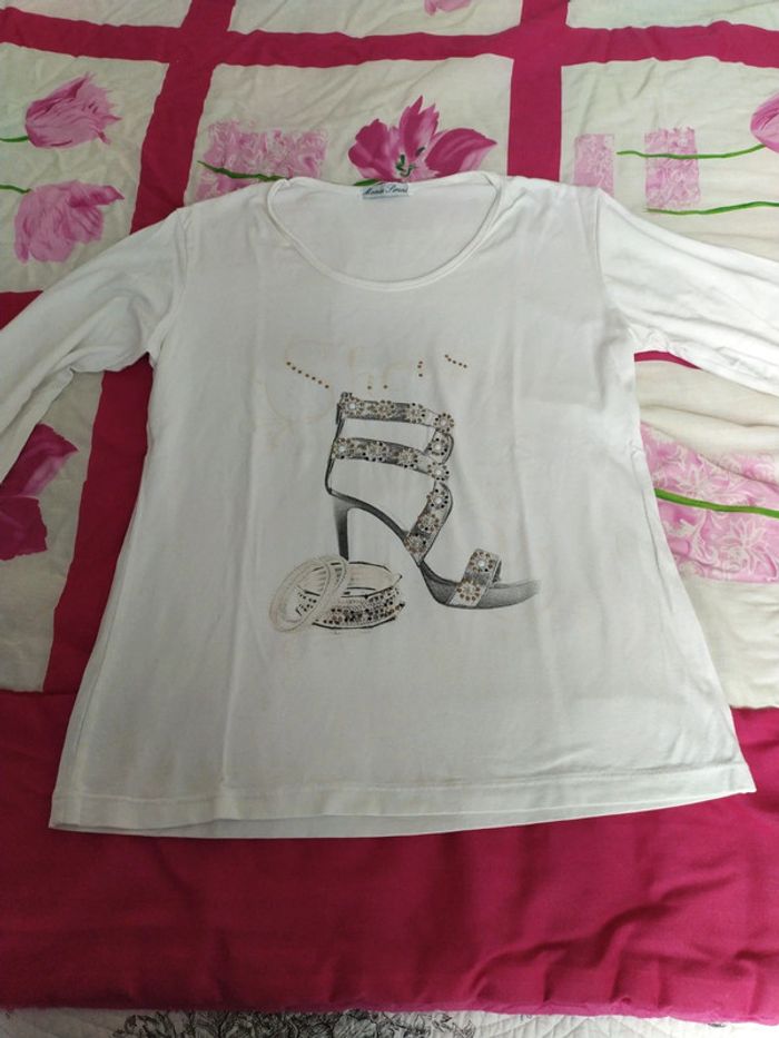 Tee shirt fantaisi manches longues