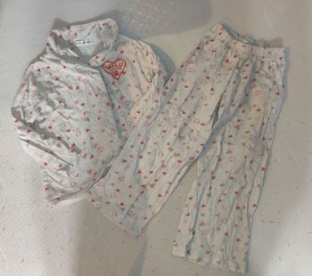 Pyjamas Lulu castagnettes fille  4 ans