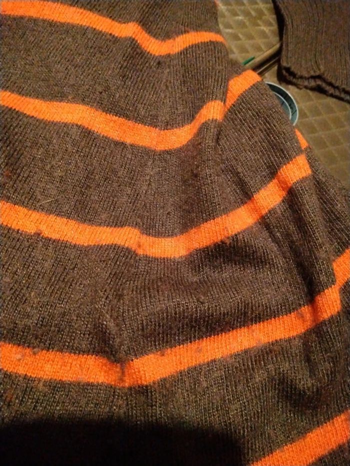 Pull long à rayures avec poche et fermeture éclair gris femme 3 suisses - photo numéro 18