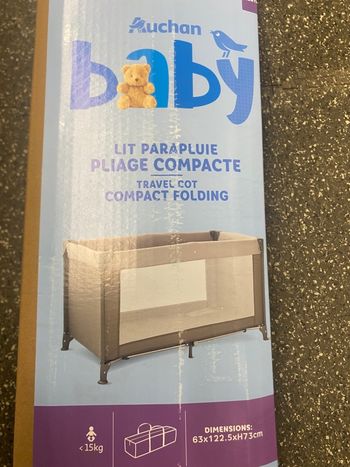 Lit parapluie bébé