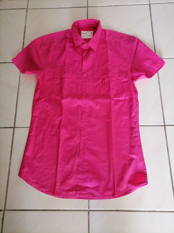 Chemise manches courtes chemisette homme