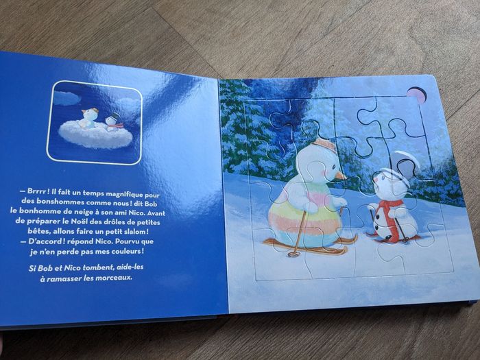 Livre puzzle de Gabriel le lutin de noel - photo numéro 2