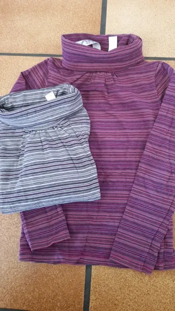 Lot de t-shirts fille