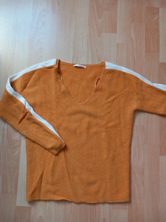 Lot 2 pull Camaïeu taille S bon état. - photo numéro 2