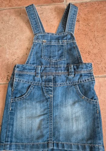 Salopette jupe en jean