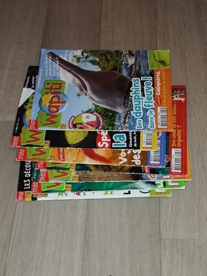 Lot de 7 magazines Wapiti année 2009-10 L026 - photo numéro 3