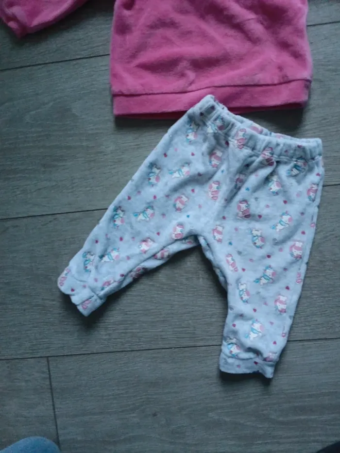 🌹pyjama 2 pièce prénatal 3-6 mois 62cm 🌹 - photo numéro 2