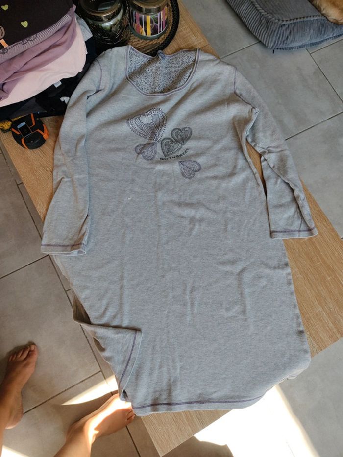 3 long tee shirts de nuit - photo numéro 12