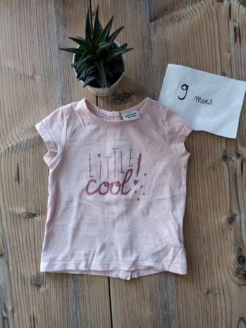 T-shirt fille 9 mois