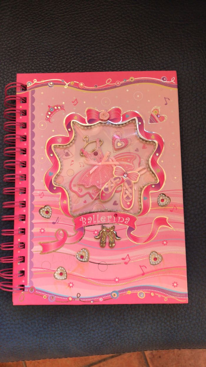 Disney neuf carnet la princesse et la grenouille + carnet ballerine - photo numéro 5