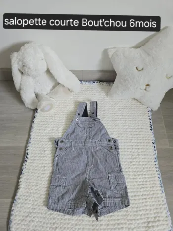 Salopette short