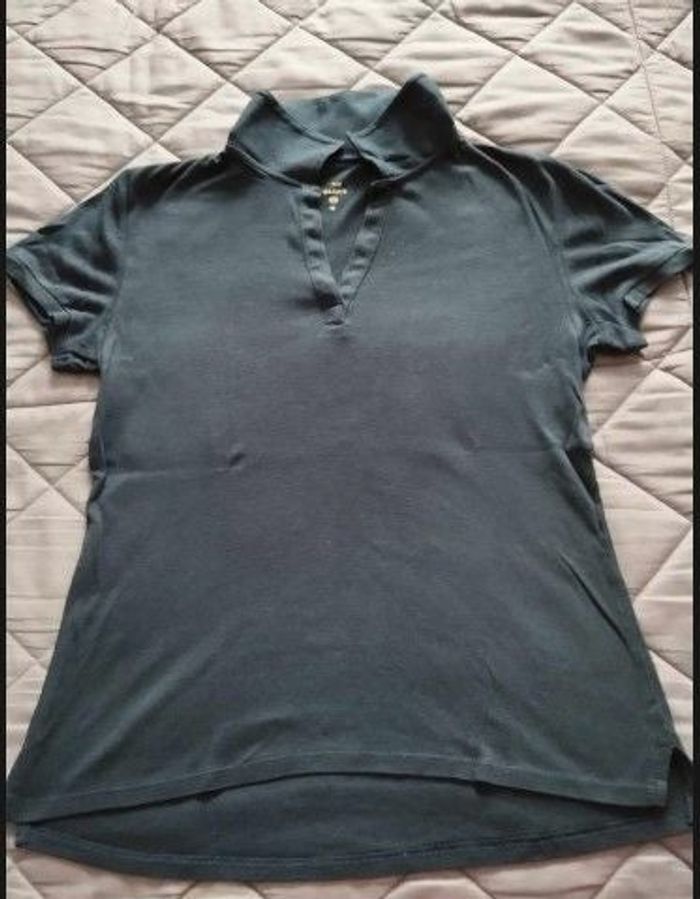 Polo femme bleu marine