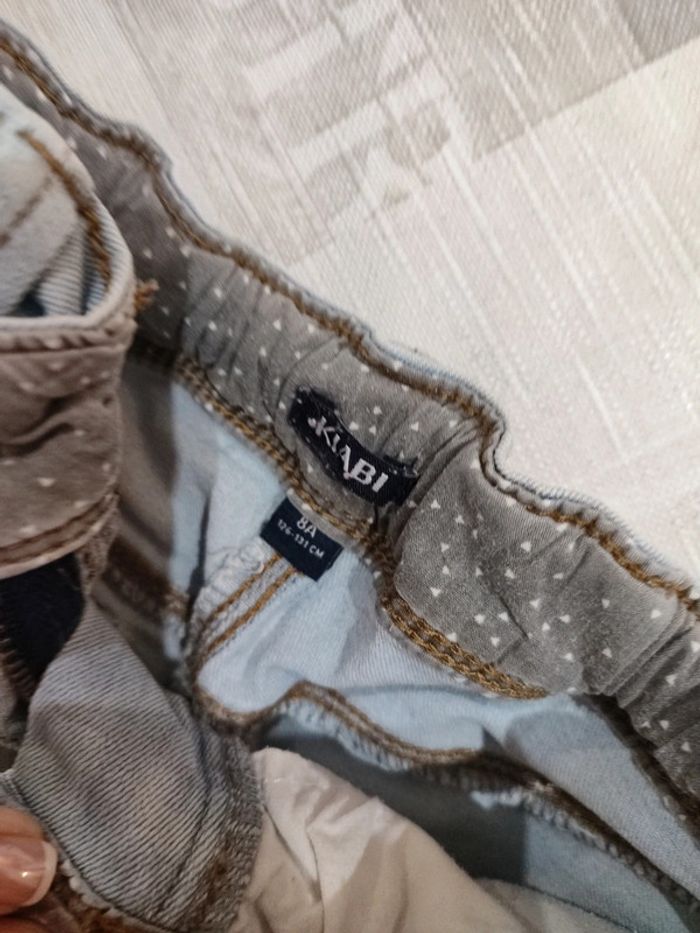 Short en jean taille réglable - photo numéro 6