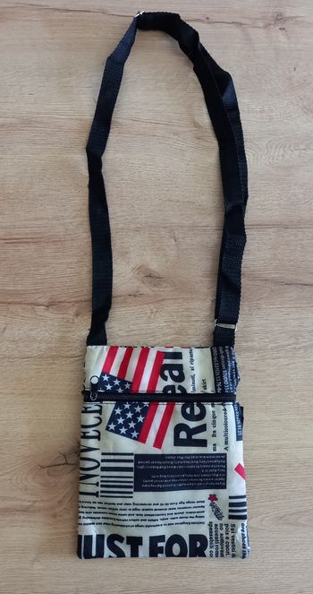 Sacoche " motif Américains "
