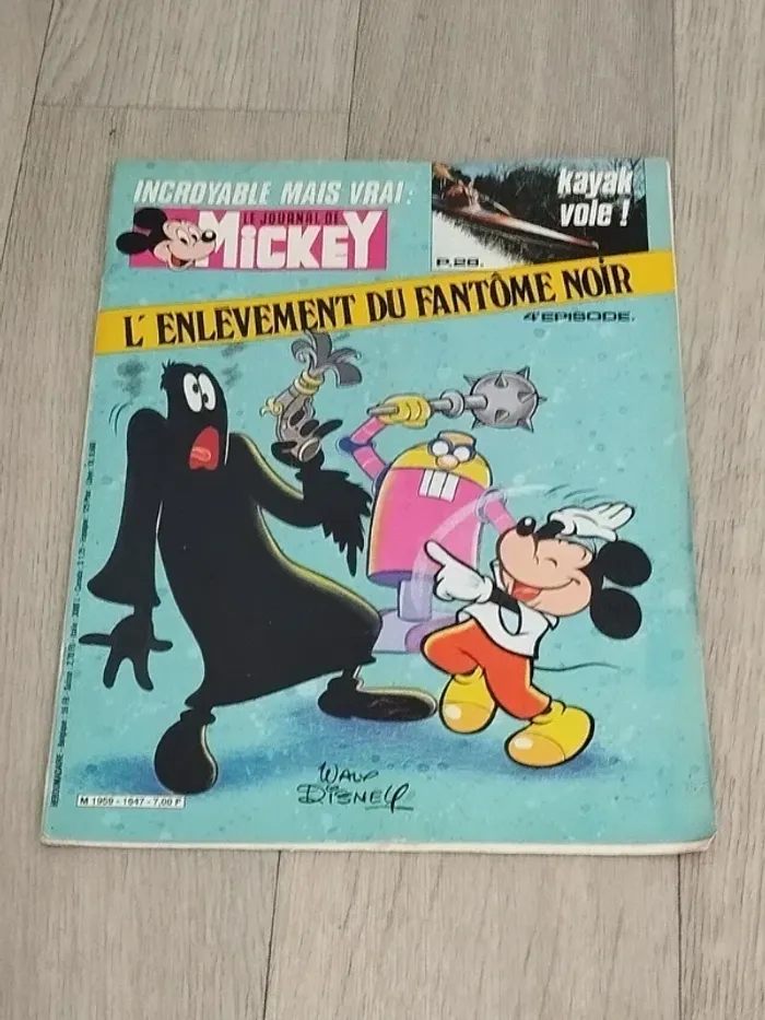 Lot Vintage 7 magazines Journal de Mickey année 1984 L060 - photo numéro 8