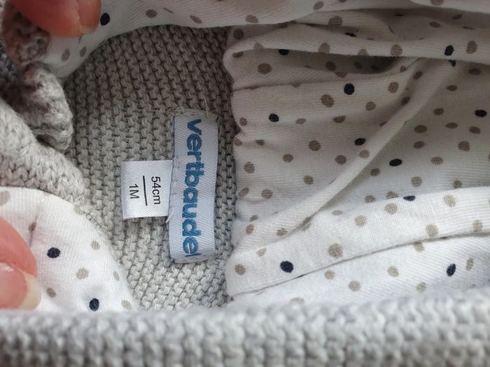 Veste à capuche vert baudet 1 mois - photo numéro 3