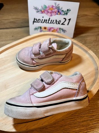 Basket à scratch vans rose