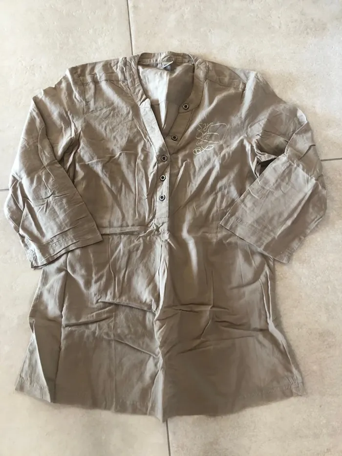 Chemise manche 3/4 longue