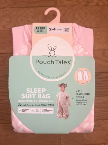 (New) sleep suit bag 1.0 tog 2-4Y