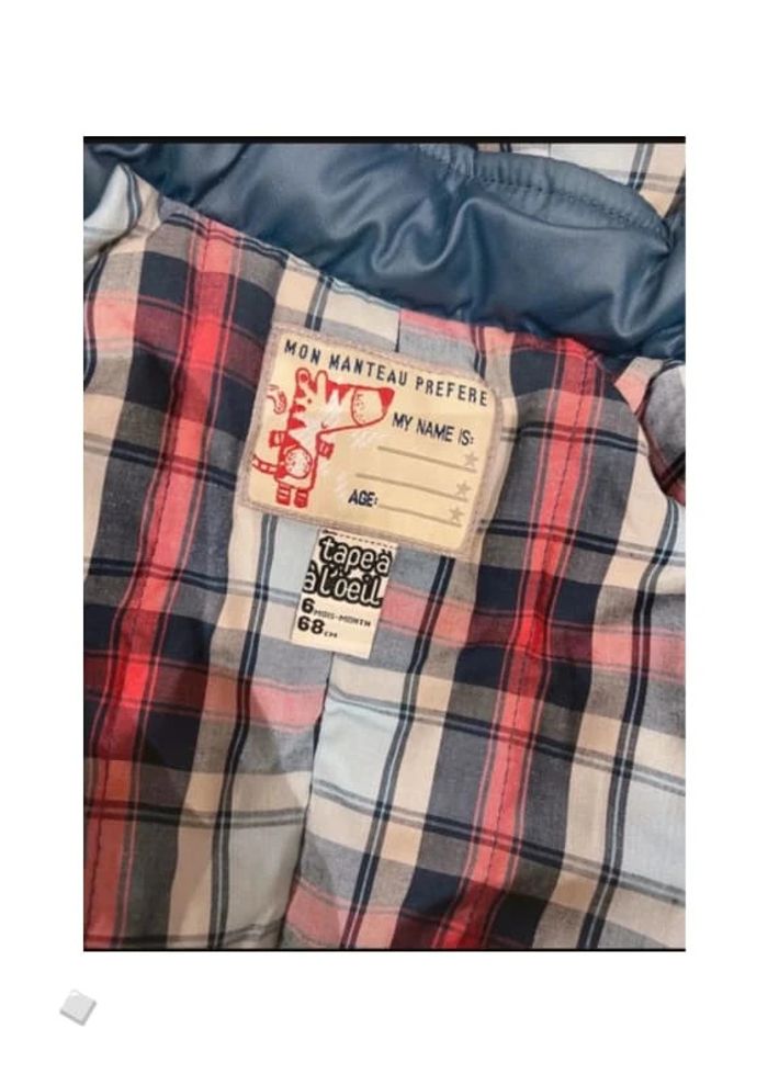 Manteau neuf type parka à capuche neuve - 68 cm - photo numéro 4