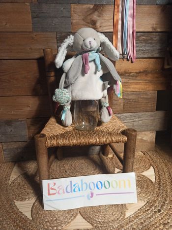 Doudou marionnette Toopi le chien doudou et Compagnie tbe