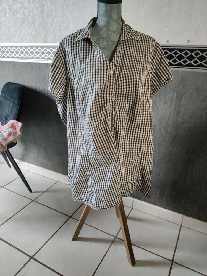 Chemise pied de poule taille 56 - photo numéro 3