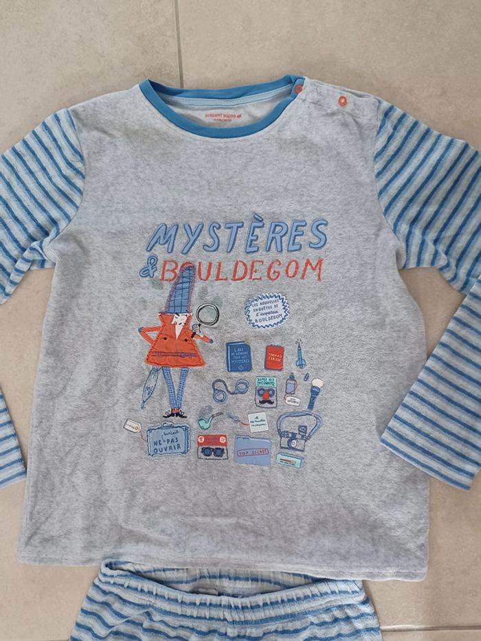 Pyjama velours Sergent major 10 ans - photo numéro 4