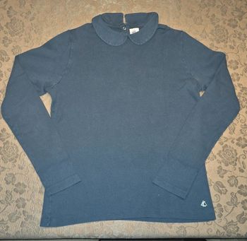 Top Tee-shirt col Claudine Petit Bateau 12 ans